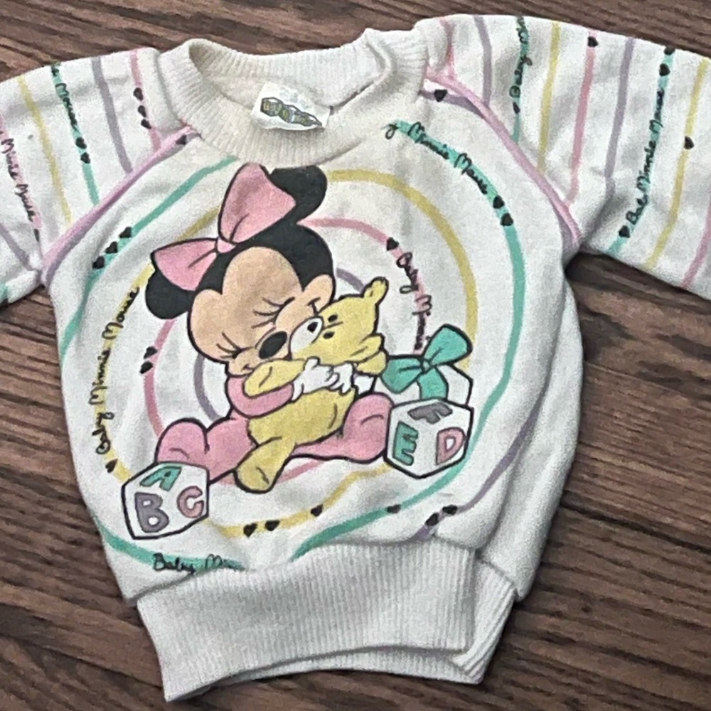 1984 Disney Babies Vintage Sweater for Toddlers